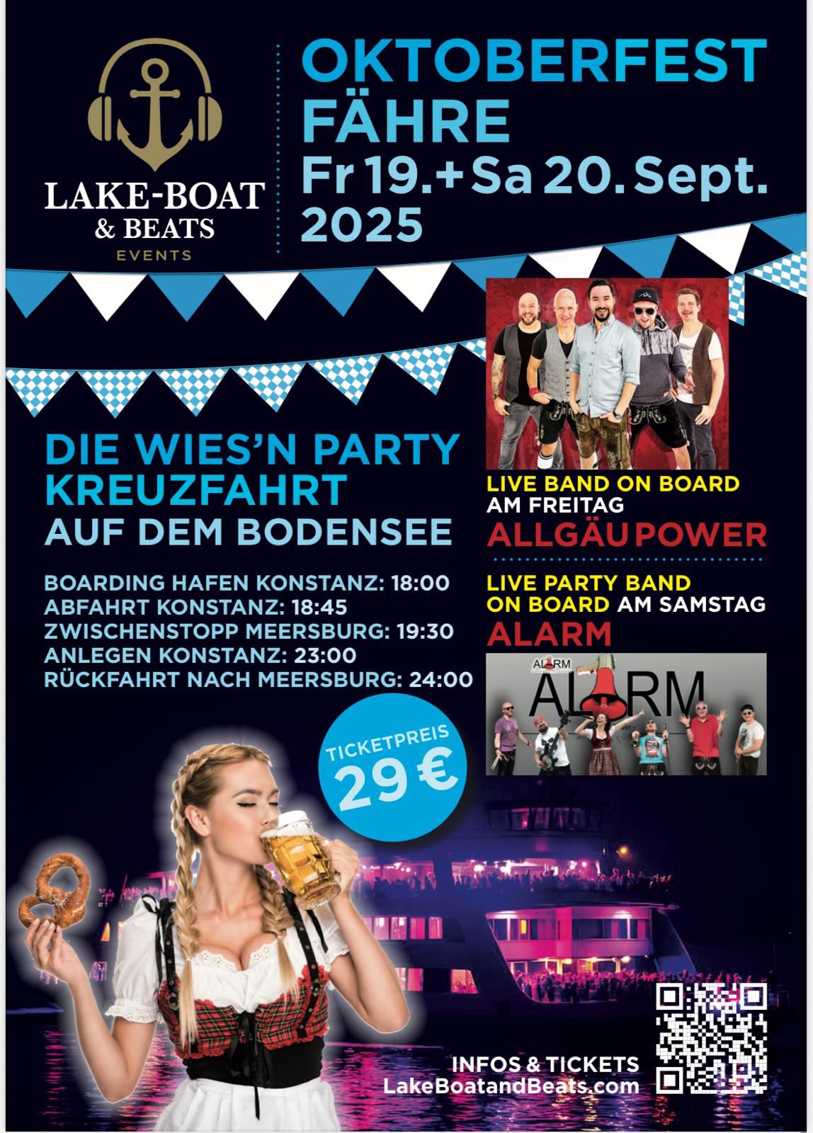 OKTOBERFEST FÄHRE auf dem Bodensee